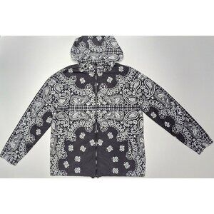 Rebel Vengeance Paisley Print Hooded Jacket